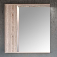 Зеркало-шкаф Акватон Стоун 80 сосна арлингтон, с подсветкой