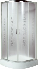 Душевой уголок Sanplast KP4/TX4 900x900x1850 стекло W14, профиль серебряный блестящий