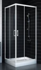 Душевой уголок Vegas Glass ZA 0080 01 01 стекло прозрачное, 80x80