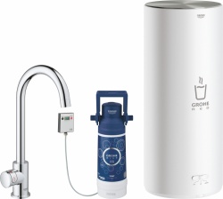Кран Grohe Red II Mono 30080001 для кухонной мойки, с водонагревателем