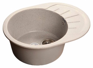 Мойка кухонная GranFest Rondo GF-R580L серый