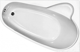 Акриловая ванна Vagnerplast Selena 160 R ультра белый