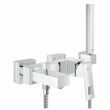 Смеситель для ванны Grohe Eurocube с душевым гарнитуром