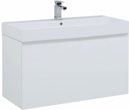 Тумба для комплекта Aquanet Йорк 85 белая