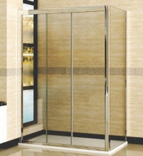 Душевой уголок RGW Classic CL-40 (1360-1410)х1000 профиль хром, стекло чистое
