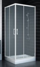 Душевой уголок Vegas Glass ZA 0080 01 10 стекло сатин, 80x80