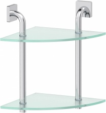 Полка Ellux Avantgarde AVA 053 2-ярусная, угловая, 30 см
