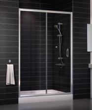 Душевая дверь в нишу Vegas Glass ZP 0130 08 01 стекло прозрачное, 130