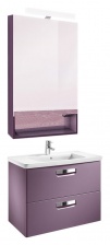 Мебель для ванной Roca Gap 60 фиолетовая, зеркало-шкаф