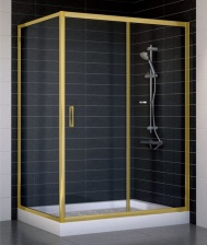 Душевой уголок Vegas Glass ZP+ZPV 130*90 09 01 стекло прозрачное, 130x90