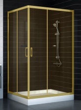 Душевой уголок Vegas Glass ZA-F 0110*100 09 05 стекло бронза, 100x110