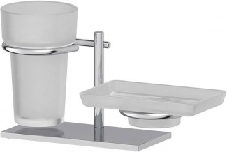 Стакан Ellux Domino DOM 004-C04 с мыльницей
