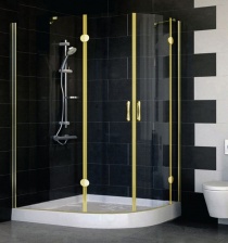 Душевой уголок Vegas Glass AFS-F 120*110 09 01 L стекло прозрачное, 120x110