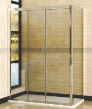 Душевой уголок RGW Classic CL-40 (1260-1310)х800 профиль хром, стекло чистое