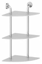 Полка Ellux Elegance ELE 055 3-х ярусная угловая, 30 см