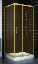 Душевой уголок Vegas Glass ZA 0080 09 05 стекло бронза, 80x80