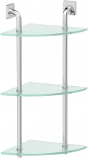 Полка Ellux Avantgarde AVA 054 3-ярусная, угловая, 26 см