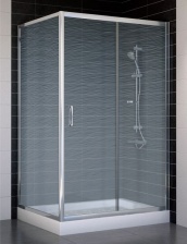Душевой уголок Vegas Glass ZP+ZPV 110*90 08 02 стекло шиншилла, 110x90
