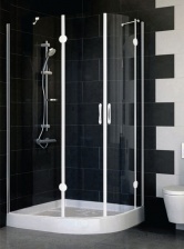 Душевой уголок Vegas Glass AFS-F 110*100 01 01 L стекло прозрачное, 110x100