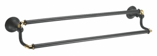 Полотенцедержатель Fixsen Luksor FX-71602B двойной