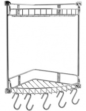 Полка Wasserkraft K-1222 2-ярусная, с крючками