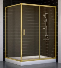 Душевой уголок Vegas Glass ZP+ZPV 140*100 09 05 стекло бронза, 140x100