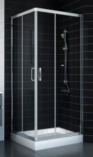 Душевой уголок Vegas Glass ZA 0080 08 01 стекло прозрачное, 80x80