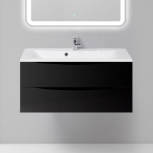 Тумба для комплекта BelBagno Marino 100 nero lucido