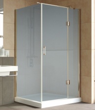 Душевой уголок Vegas Glass AFP-Fis Lux 120*90 05 10 R профиль бронза, стекло сатин