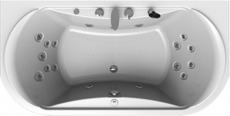 Акриловая ванна Radomir Титан-Лонг Лечебный Chrome 200x100
