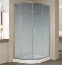 Душевой уголок Vegas Glass ZS-F 110*80 07 02 профиль матовый хром, стекло шиншилла