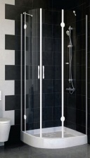 Душевой уголок Vegas Glass AFS-F 80*90 01 01 R стекло прозрачное, 80x90