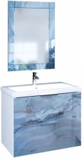 Мебель для ванной Marka One Liriya 75П blue marble