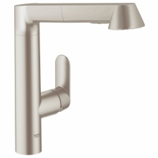Смеситель для кухонной мойки Grohe K7 с выдвижным изливом