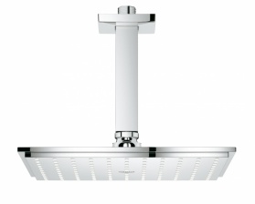 Верхний душ с кронштейном GROHE Rainshower Allure, диаметр 210 мм, потолочный кронштейн