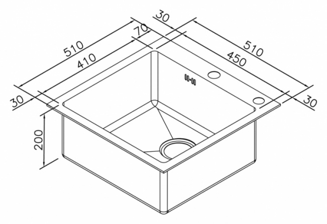Мойка кухонная Zorg Inox RX RX-5151 фото 3