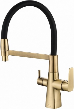 Смеситель Steel Hammer SH 818-6 BRONZE для кухонной мойки фото 1