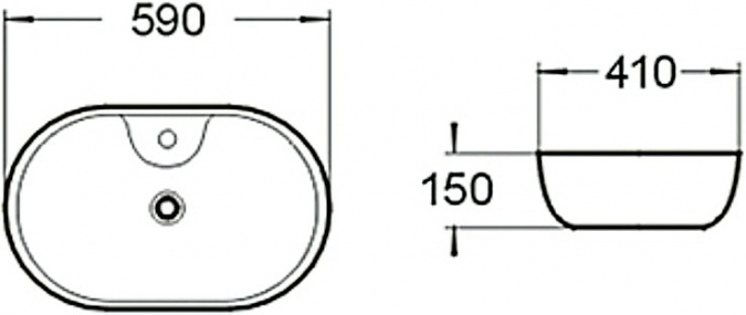 Раковина SantiLine SL-1023 фото 2