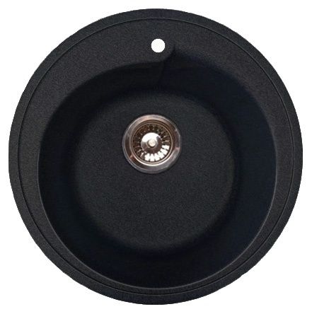 Мойка кухонная GranFest Rondo GF-R450 черный фото 1