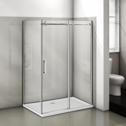 Душевой уголок Good Door Puerta WTW+SP-C-CH 110x90 фото 1