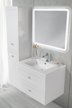 Тумба для комплекта BelBagno Dublin 75 bianco lucido фото 3