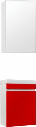 Мебель для ванной Style Line Compact 40 Люкс, красная фото 1