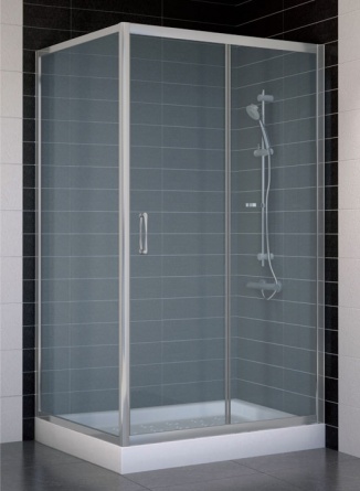 Душевой уголок Vegas Glass ZP+ZPV 100*90 07 10 стекло сатин, 100x90 фото 1