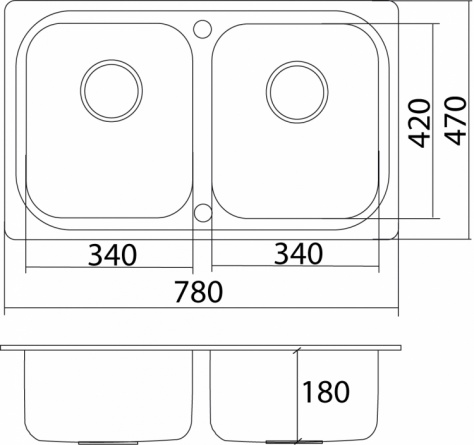 Мойка кухонная Oulin OL-S8905 фото 6