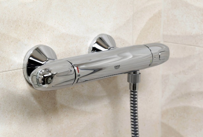 Душевой комплект Grohe Grohtherm 1000 34151004 смеситель + душевой гарнитур фото 5
