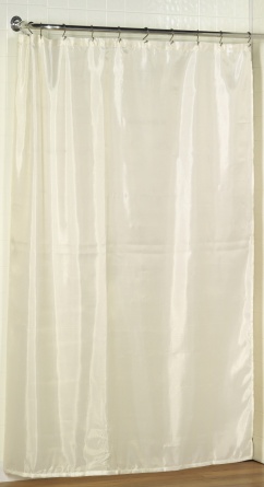 Штора для ванной Carnation Home Fashions Extra Wide Liner Ivory защитная фото 2
