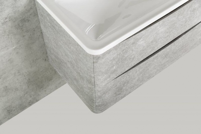 Мебель для ванной BelBagno Acqua 100 cemento verona grigio фото 3