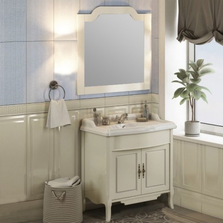 Мебель для ванной Comforty Версаль 90 слоновая кость фото 1