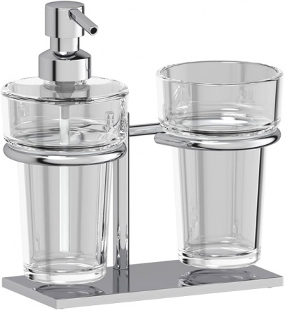 Стакан Ellux Domino DOM 003-C03 с дозатором фото 1