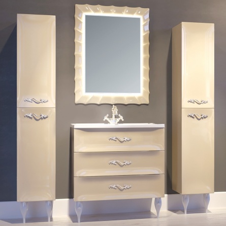 Мебель для ванной Marka One Lumier 75Н vanilla фото 1